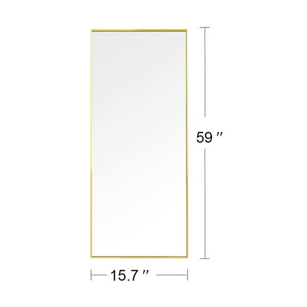 59" X 15.7" Full Length Mirror Floor Mirror Wall Dressing Mirror Hanging Standing or Leaning